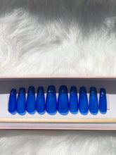 Load image into Gallery viewer, Blue Lagoon | Jelly Press On Nails | Thee Finesse Queen