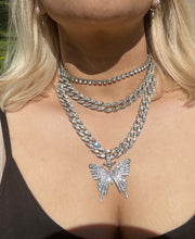 Load image into Gallery viewer, Butterfly Pendant Necklace Set | Thee Finesse Queen