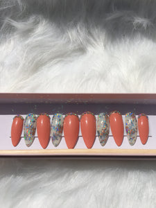 Coral Reef | Press On Nails | Thee Finesse Queen
